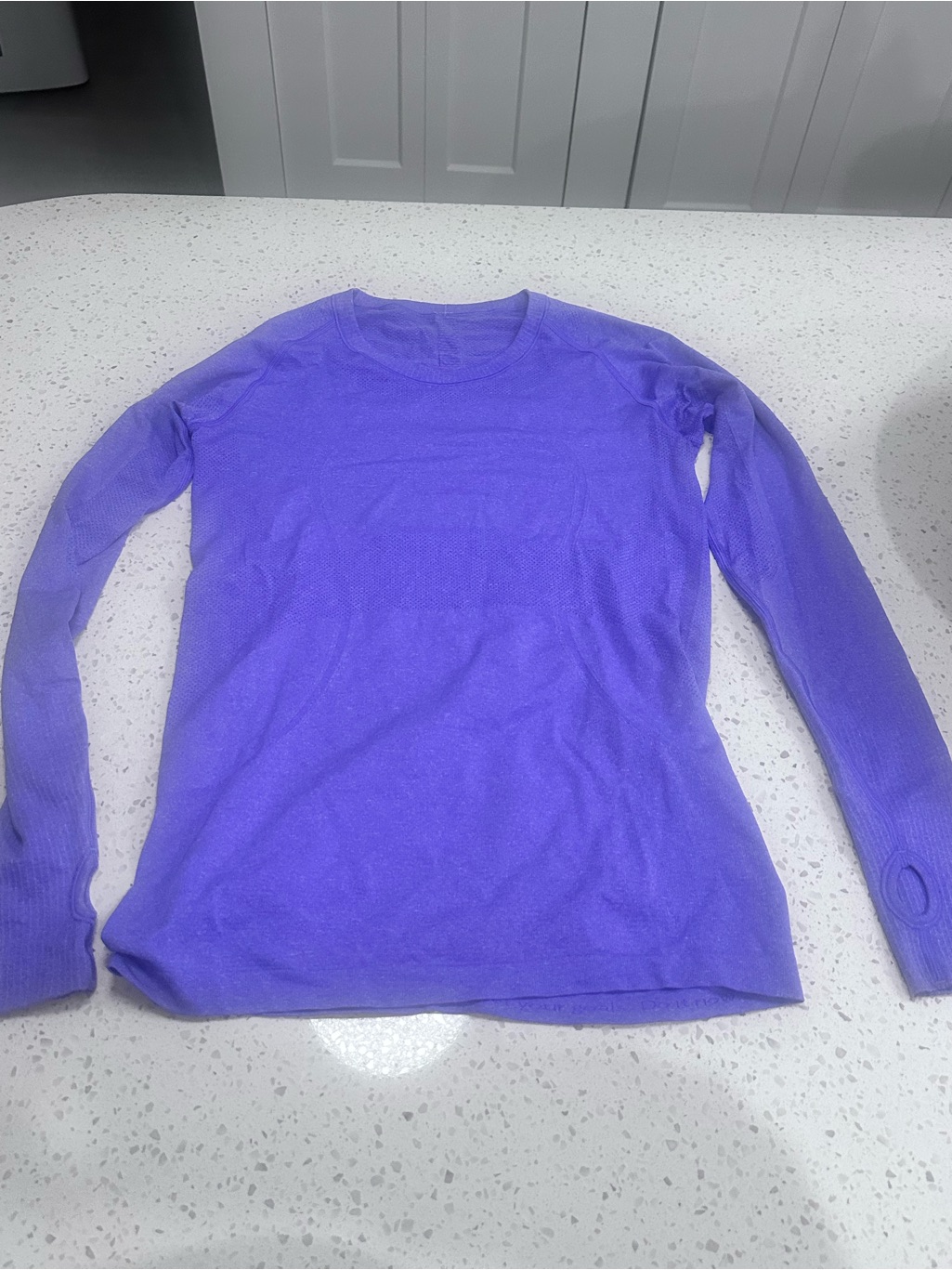 Lululemon Sifty Tech Purple Long Sleeve Performance Tee